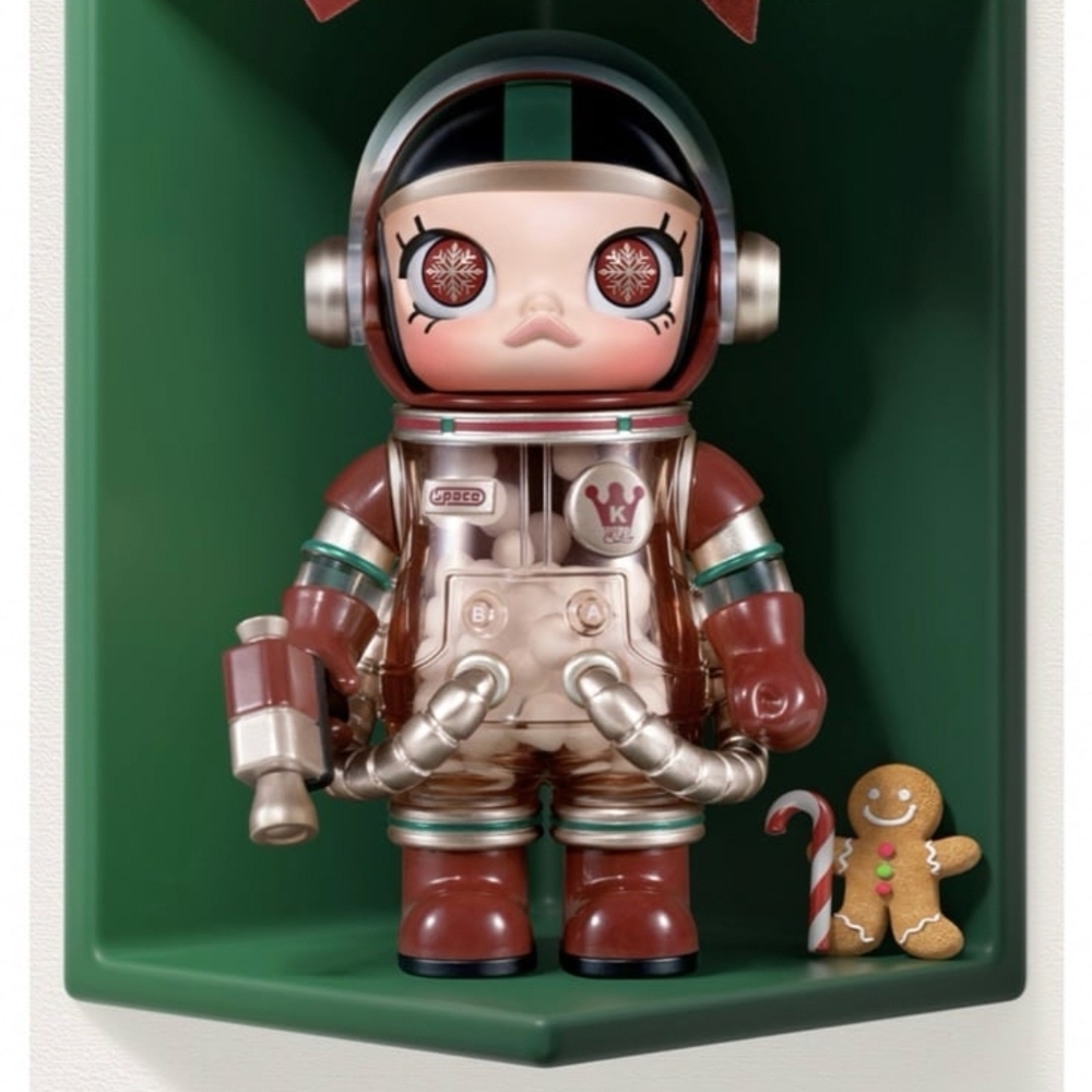Christmas Green 2024- Pop Mart Mega Space Molly Version Figure